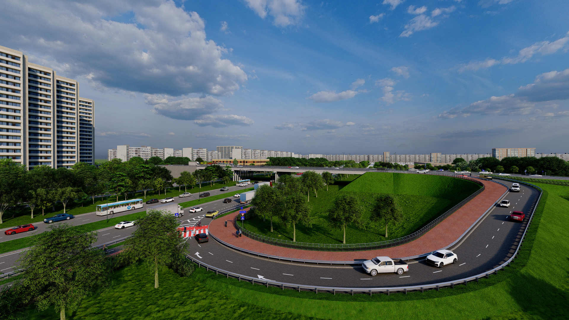 У Києві збудують нову дворівневу транспортну розв'язку: як вона виглядатиме